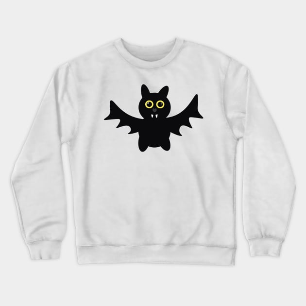 Kawaii Bat Crewneck Sweatshirt by DestructoKitty